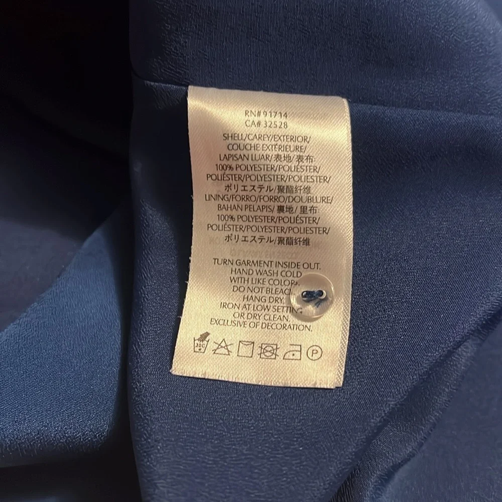 Armani Exchange Blue Spotted Dress - Picture 8 of 12